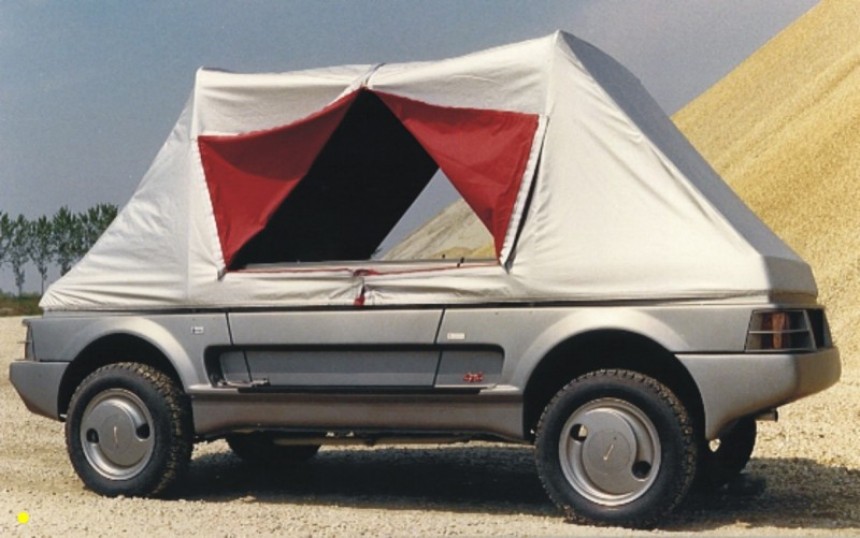 The Savio Freely concept was a Fiat Panda 4x4 turned modular