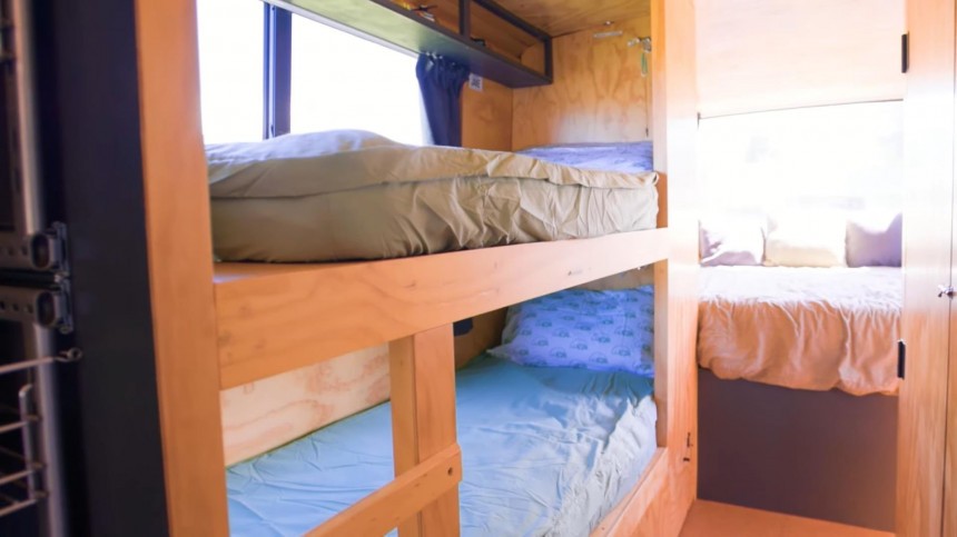 1994 School Bus Turned Off\-Grid Tiny Home Excellently Blends Aesthetics and Functionality