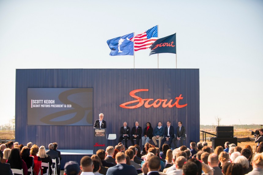 Scout Motors' US factory groundbreaking ceremony
