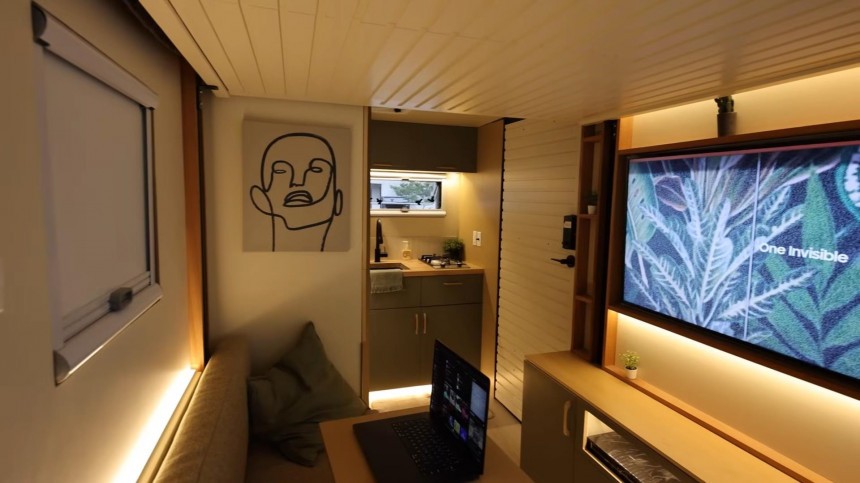 Seemingly Standard Trailer Hides a Jaw\-Dropping Interior Fit for Deluxe, Off\-Grid Travels