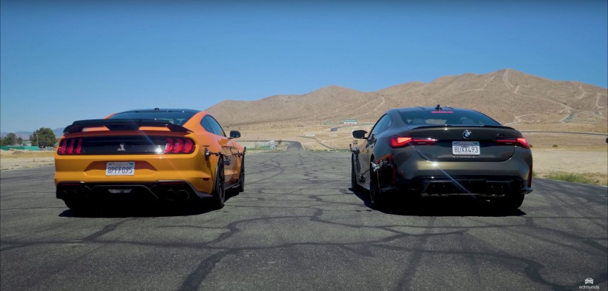 Shelby GT500 Drag Races BMW M4 Competition in 1,263\-HP Battle