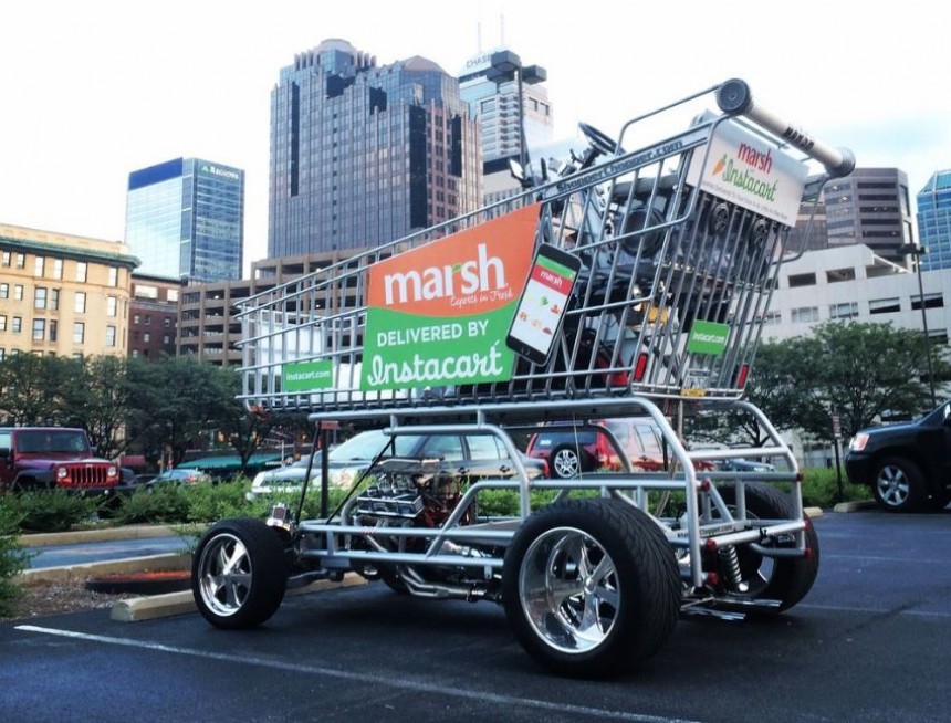 The only road\-legal shopping cart in the U\.S, possibly the world's fastest\: Shopping Chopper