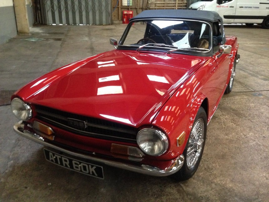 Simon Cowell's '71 Triumph TR6 restored by Dave Lewis