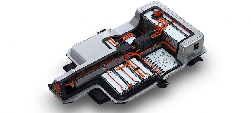 Battery pack for electric vehicles \- unit from Volkswagen pictured