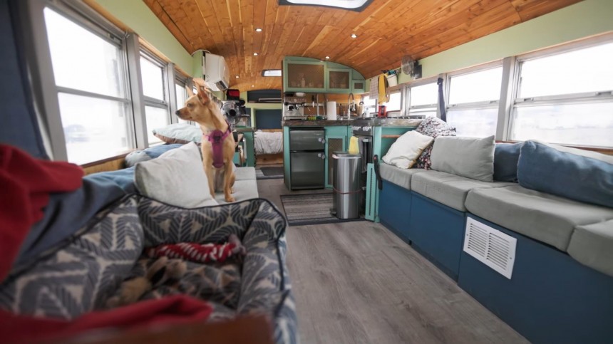 This Cozy Skoolie Packs the Comforts of a Conventional Home but Costs a Fraction of One