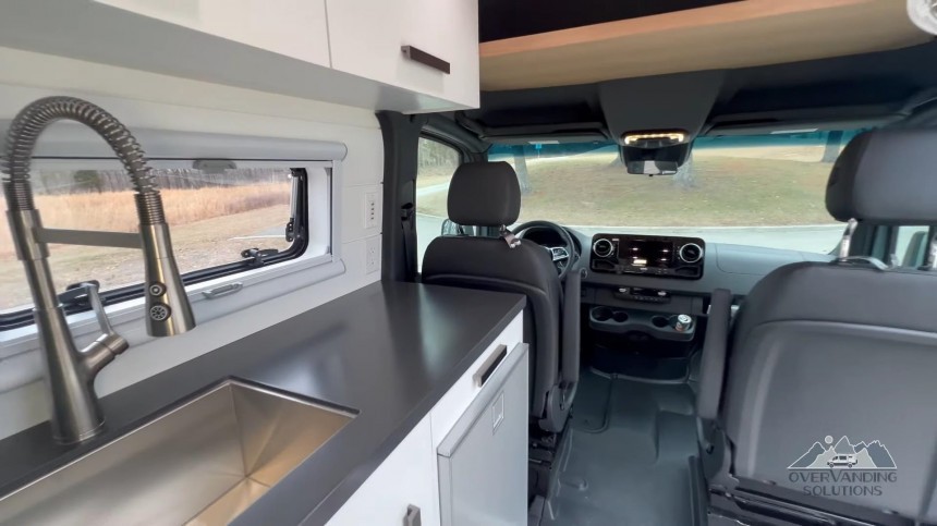 Deluxe Sprinter Camper Van Boasts an Incinerating Toilet and Many Other High\-End Features