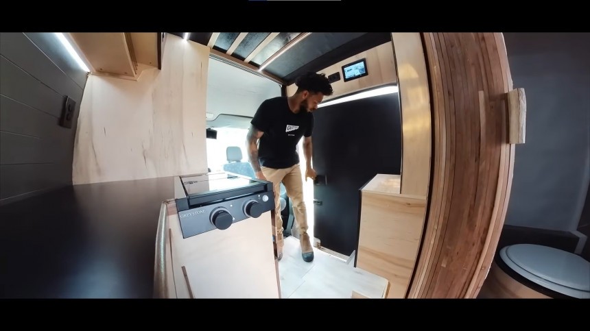Stealthy Camper Van Cost Just \$10K To Convert, Boasts Genius Layout and High\-End Features