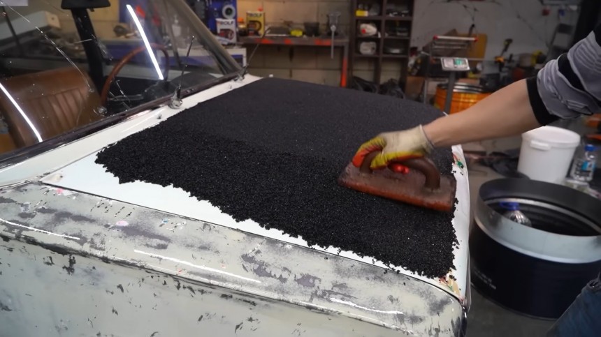 Crumb Rubber Paint Protective Coating