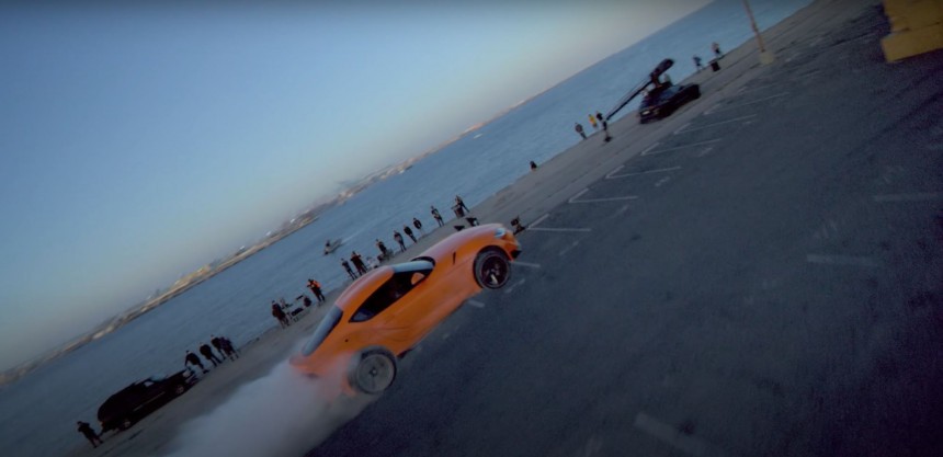 Toyota Supra Jumps 100' for Commercial Shoot