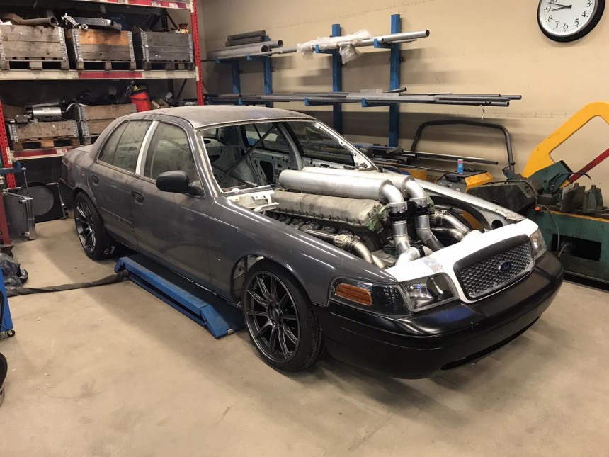 Tank\-Powered Ford Crown Vic Takes the Internet by Storm, We Talk to Its Creator