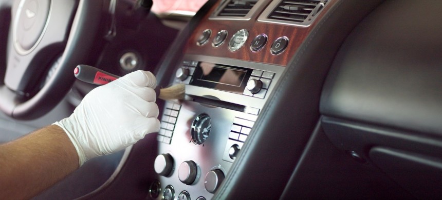 An example of detailing an automotive interior