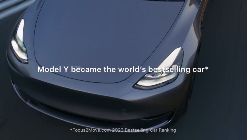 Tesla Model Y is the world's bestselling car in 2023