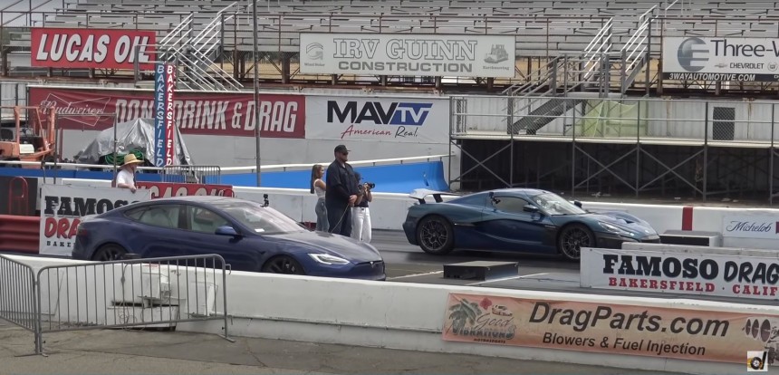 Tesla Model S Plaid Drag Races Rimac Nevera in 3,000\-HP Battle