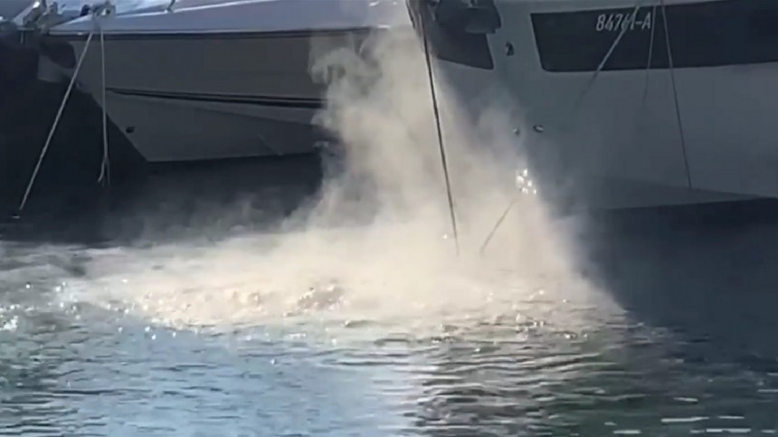 Another Tesla Model X caught fire underwater on February 13, 2022, in Spain