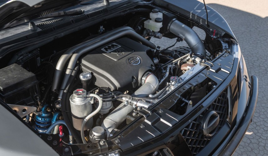 Nissan Frontier Desert Runner Turbocharged V8 Engine