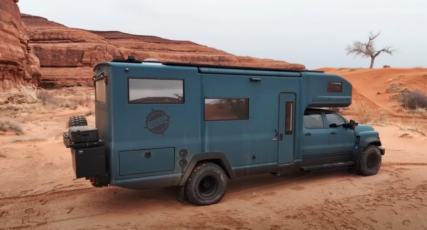 The 2023 EarthRoamer SX is put through its paces in the Moab, thrives