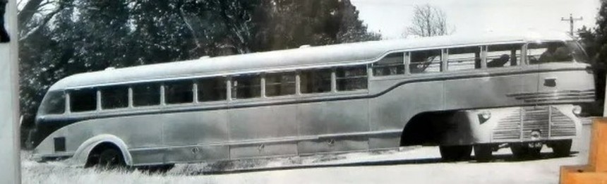 The Dyson Landliner was unveiled in 1945, operated on a special permit until 1947