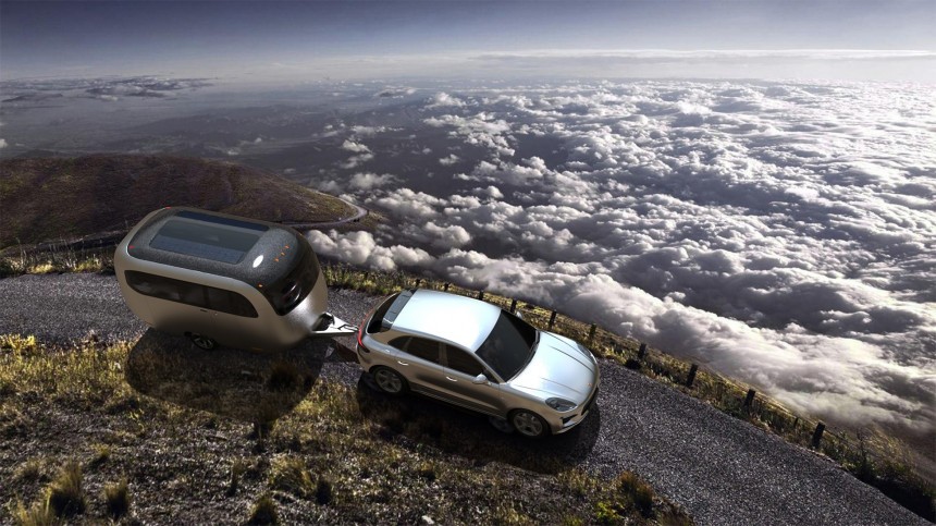 The Airstream Studio F\. A\. Porsche Concept Travel Trailer imagines the future of RV\-ing