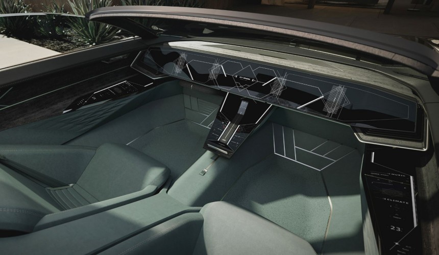 Audi skysphere Concept Interior in GT Mode