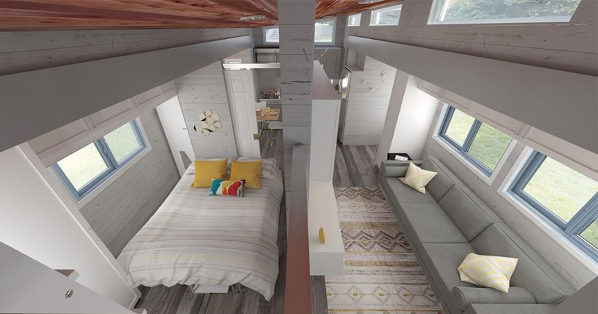 The Aurora concept, which brought the slide\-outs from RVs to the tiny house movement, adding plenty more space in the same footprint