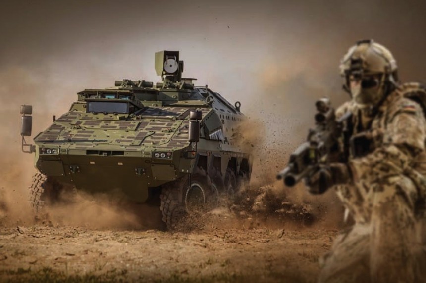 The Boxer Armoured Combat Vehicle