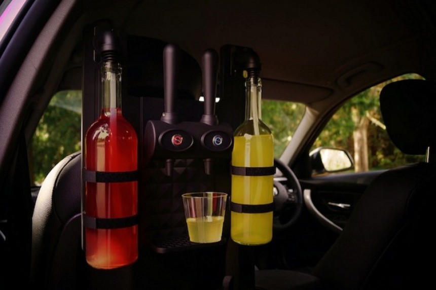 The Car Bar aimed to bring bar\-like drink serving inside the cabin of your car, but no one cared