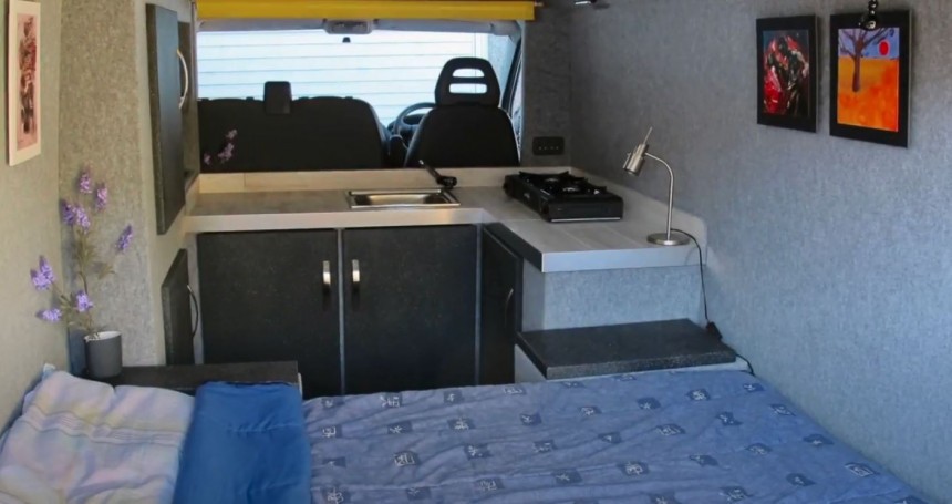 The Chaletvan is an Alpine chalet on wheels, a Fiat Ducato conversion meant as a piece of functional art