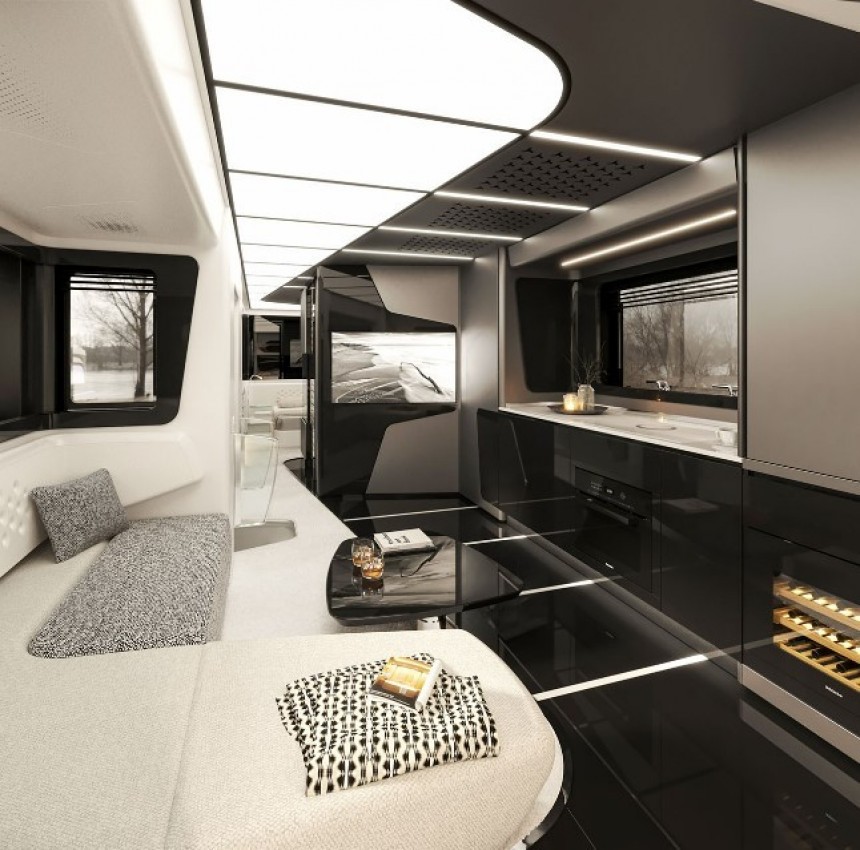 The \$1\.5M Dembell Motorhome M with Large Garage is how the rich do RV\-ing