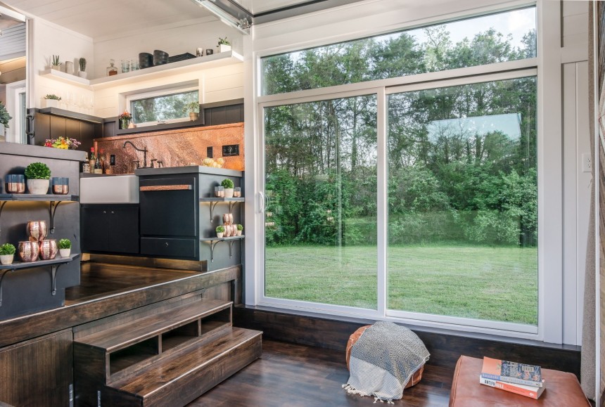 The Escher tiny home starts at \$140,000, is a premium product