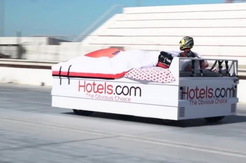 The Fastest Mobile Bed in the world \(2016\) is based on a Ford Mustang GT