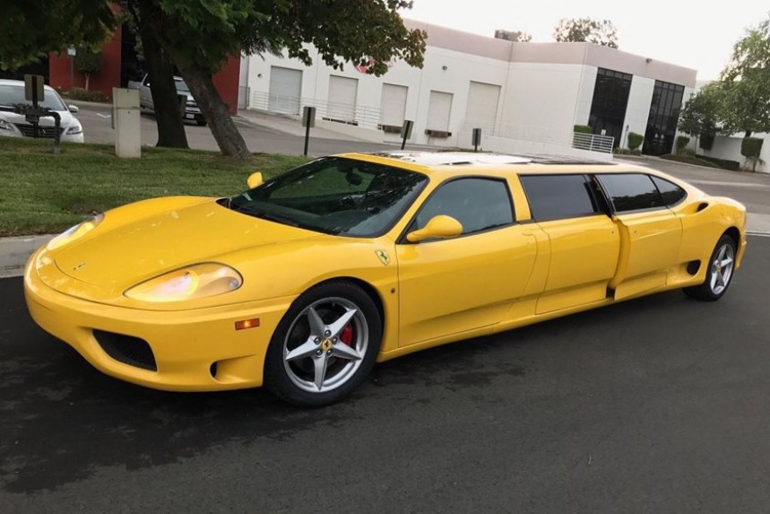 The Ferrari 360 Modena stretch limousine from the U\.S\.