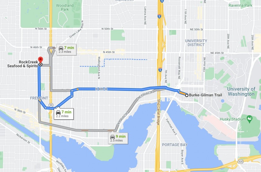 Google Maps ofrece actualmente a los usuarios la ruta más rápida a un destino