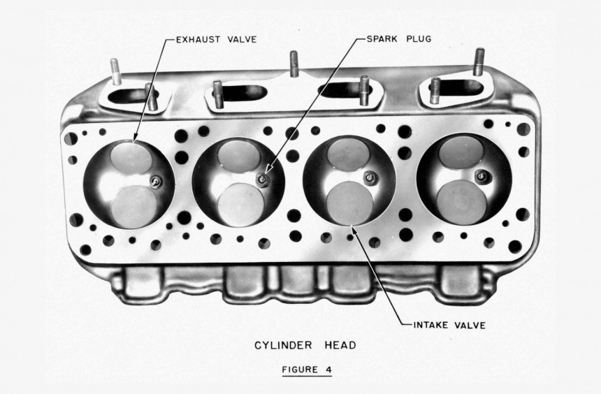 Original Chrysler Hemi Head Drawing