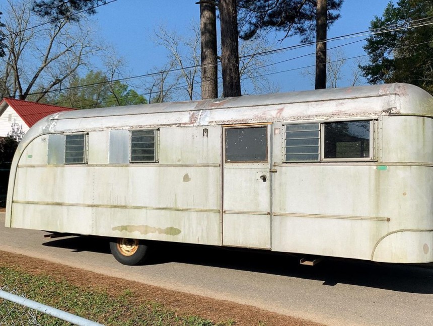 The Hudson is a renovated, restyled 1948 Vagabond trailer