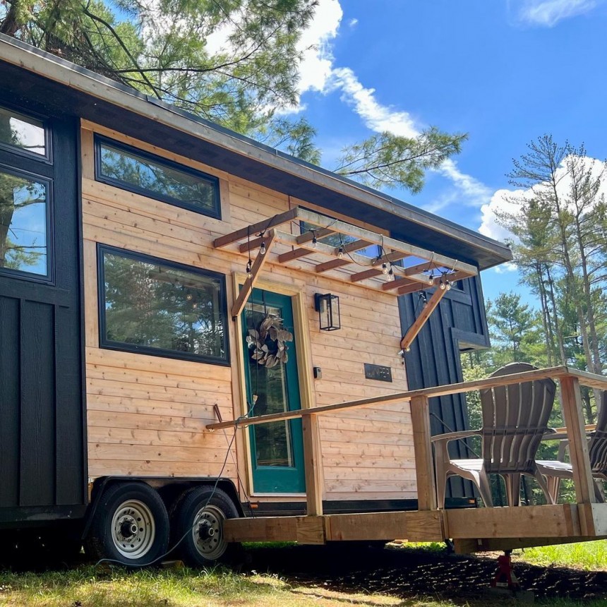 The Juniper tiny house is downsizing in the truest sense of the word, still beautiful
