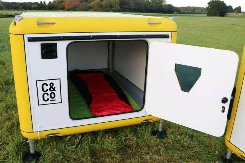 The Maverick is a flat\-pack glamping unit better than a tent, ideal for off\-grid stays