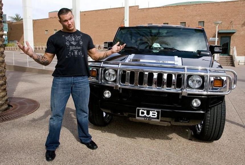 Randy Orton and the Hummer H2 DUB Edition
