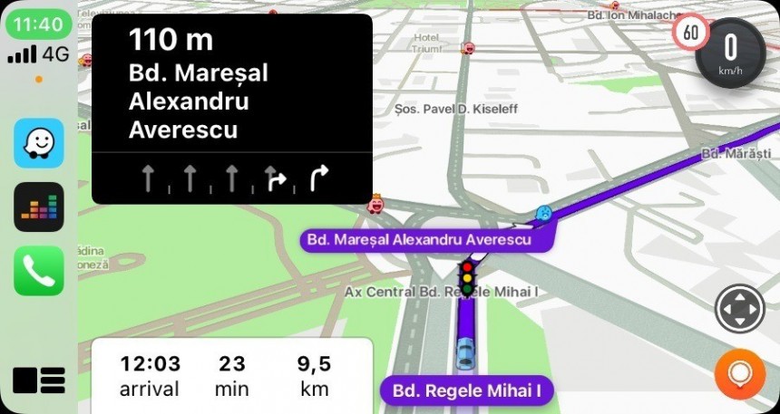 Waze rendering envisioning traffic lights icons