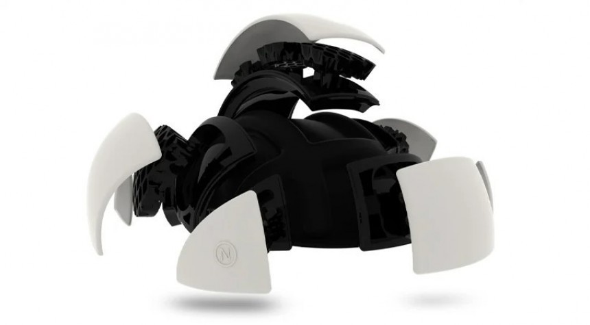 The N1 semi\-soft bike helmet is the world's thinnest, can bounce back into shape after collision