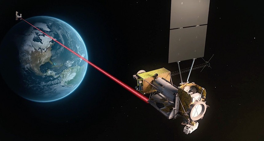 ISS can now talk via laser and relay to Earth