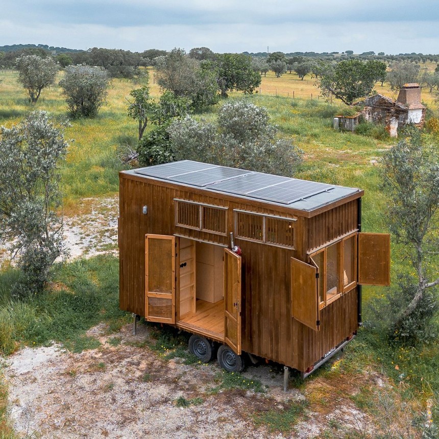 The Pego tiny house takes a minimalist but off\-grid approach to downsizing