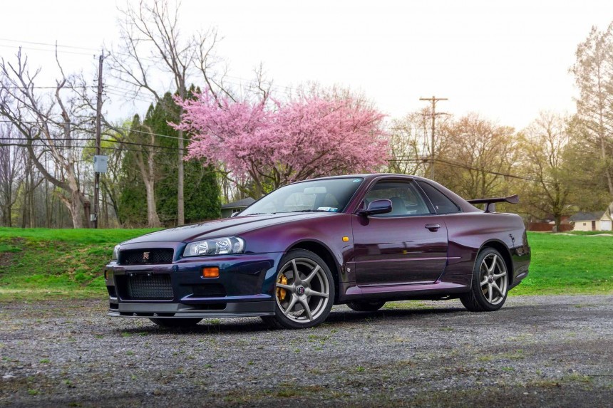 Midnight Purple II 1999 Nissan Skyline GT\-R V Spec