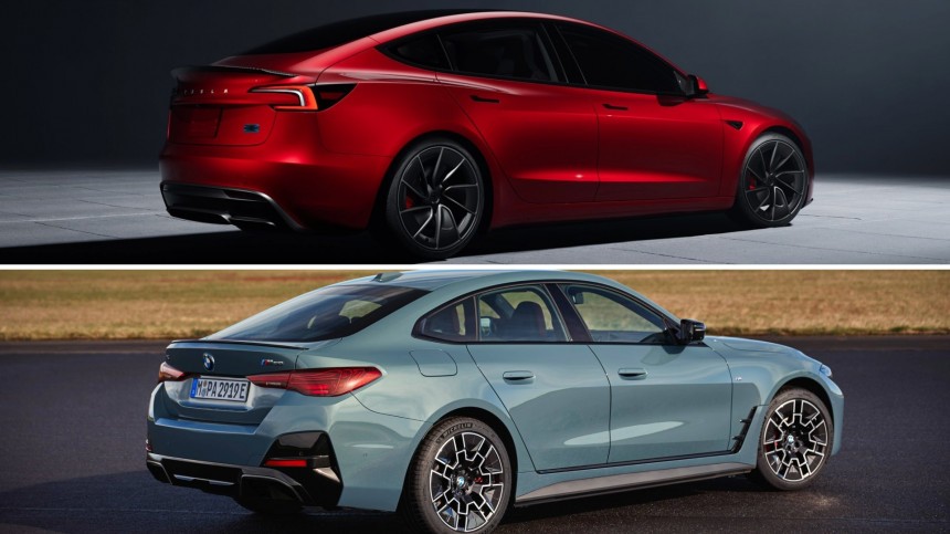 Tesla Model 3 Performance versus BMW i4 M50