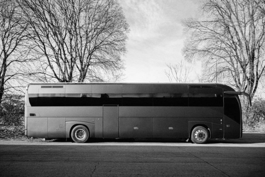 The Rick Owens x Moncler tour bus from 2020