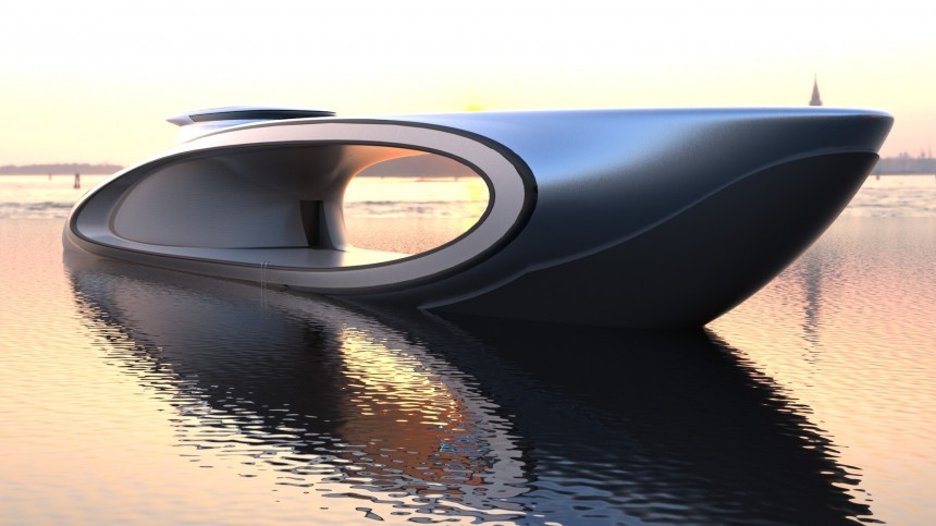 The Shape is a superyacht like no other, with a circular hole in the superstructure