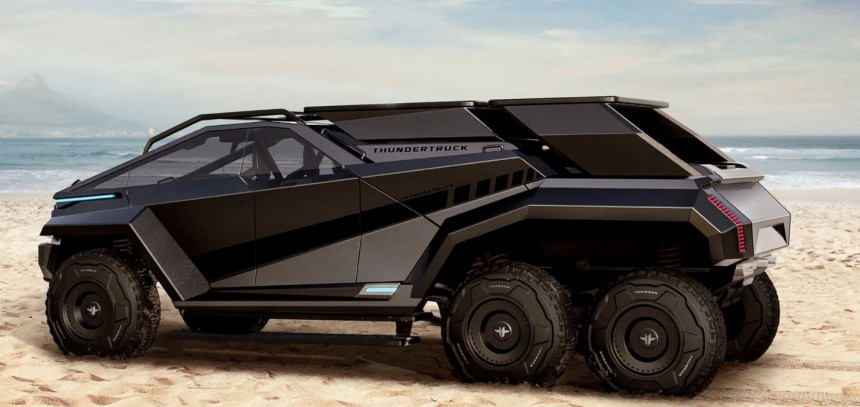 The Thundertruck is the ultimate transformer electric truck, a complete off\-road rig