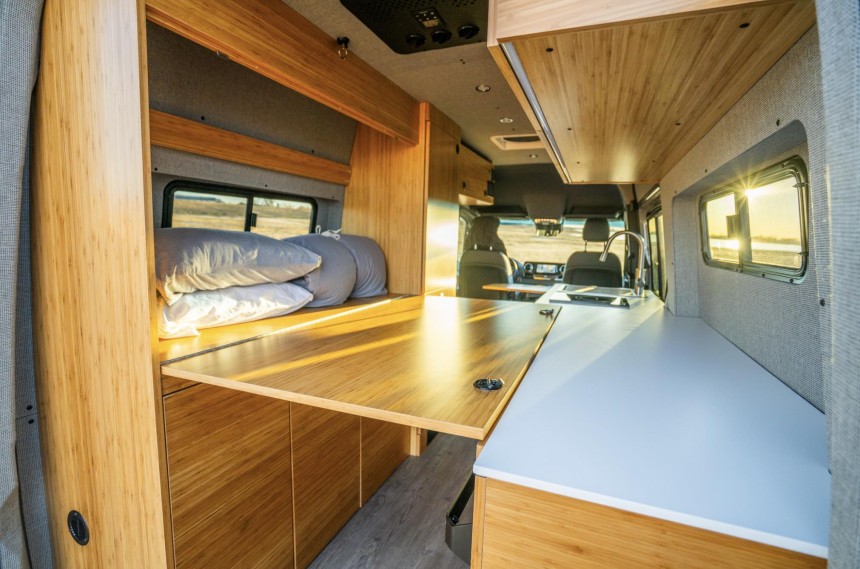 The Top\-Tier "Manitou" Camper Van Is Loaded With Features, Now for Sale for a Pretty Penny