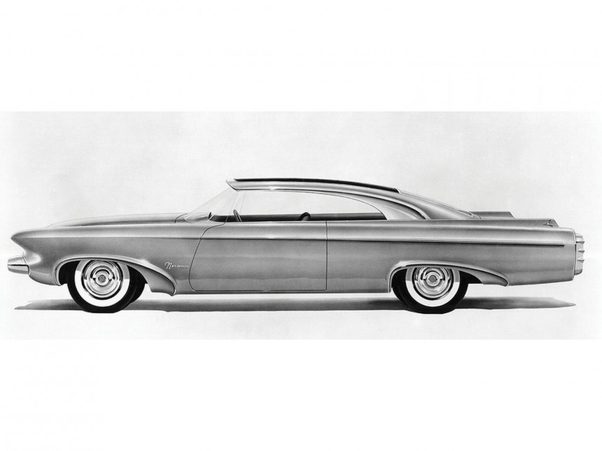 1956 Chrysler Norseman concept sketch