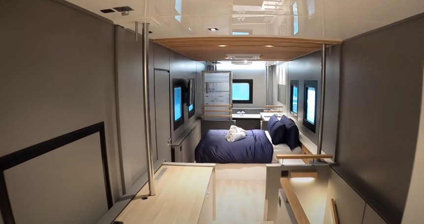 Luxury two\-story RV from Rioja Singular Vehicles is a proper luxury home that just happens to have wheels