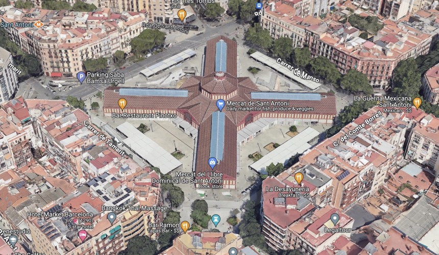 Barcelona on Google Maps
